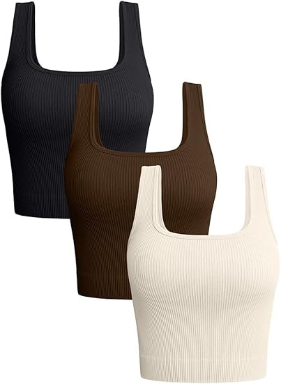 A Women's 3 Piece Tank Tops  b4